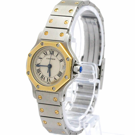 Cartier Ladies Santos Octagon Quartz // CA-187903 // Pre-Owned