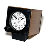 High Altitude Clock // Wood Case + White Dial