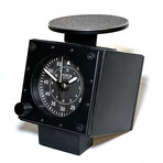 High Altitude Clock & Charger // Black Case + Black Dial