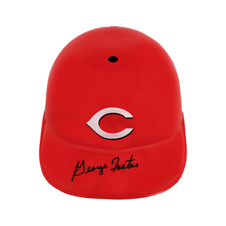 George Foster // Cincinnati Reds // Signed Souvenir Replica Batting Helmet