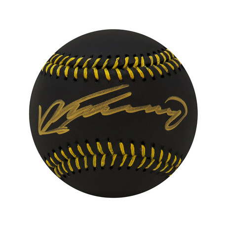 Vladimir Guerrero Sr. // Signed Rawlings Black MLB Baseball