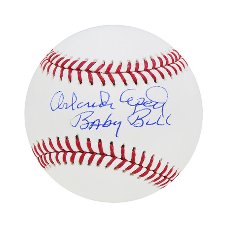 Orlando Cepeda // Signed Rawlings Official MLB Baseball w