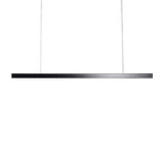 Industrial Beam Pendant Light // Black (1.2m // Round)