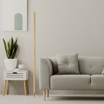 Vertical Solid Wood Floor Lamp // Natural (Single Lighting Color Setting)