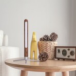 Vertical Wood Eye-Protection Desk Lamp // Walnut (Small)