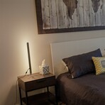 Vertical Wood Eye-Protection Desk Lamp // Natural (Small)