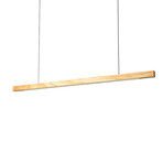 Industrial Beam Pendant Light // Natural (0.8m // Round)
