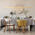 Industrial Beam Pendant Light // Natural (0.8m // Round)
