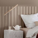 Perch Solid Wood Eye Protecting Table Lamp (Small Natural)