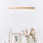 Minimalist Linear Wall Sconce Lamp (Natural)