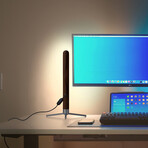 Vertical Wood Eye-Protection Desk Lamp // Walnut (Small)