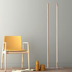 Vertical Solid Wood Floor Lamp // Natural (Single Lighting Color Setting)