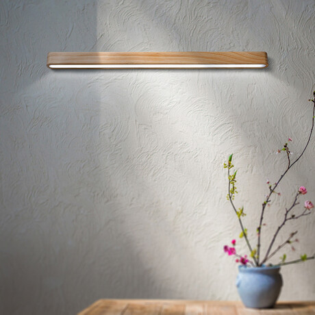 Minimalist Linear Wall Sconce Lamp (Natural)