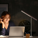 Perch Solid Wood Eye Protecting Table Lamp (Small Natural)