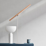 Perch Solid Wood Eye Protecting Table Lamp (Small Natural)