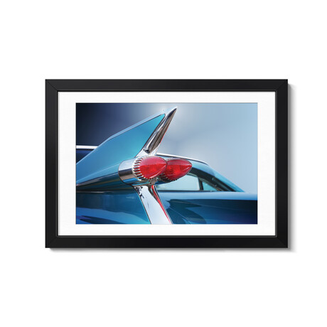 American Classic Car Sedan Deville 1959 Rear by Beate Gube (16"H x 24"W x 1"D)