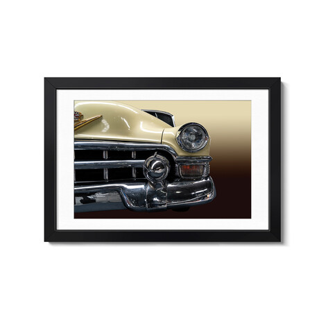 The Beige Cadillac by Roland Weber (16"H x 24"W x 1"D)