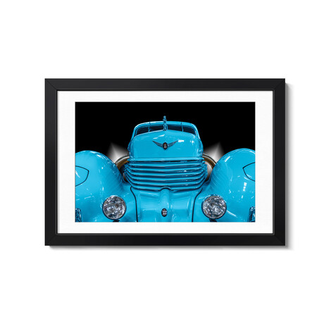 The Blue Cord by Roland Weber (16"H x 24"W x 1"D)