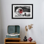 US Classic Car 1963 New Yorker Rear Abstract by Beate Gube (16"H x 24"W x 1"D)