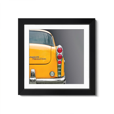 The Yellow Cab by Roland Weber (16"H x 16"W x 1"D)