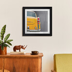 The Yellow Cab by Roland Weber (16"H x 16"W x 1"D)