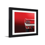 The Red Mustang by Roland Weber (16"H x 16"W x 1"D)