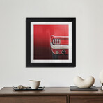 The Red Mustang by Roland Weber (16"H x 16"W x 1"D)