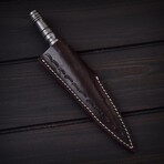 Damascus Tri Dagger // 0176