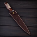 Damascus Twist Dagger // 0172