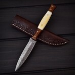 Damascus Toothpick Dagger // 0174