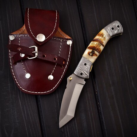 Handmade D2 Steel Liner Lock Knife