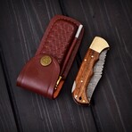 Damascus Pocket Folding Knife // 0167