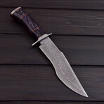 Damascus Bowie Knife // 0182