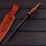 Damascus Hunting Bowie Knife // 0183