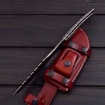 Damascus Tracker Knife // 0184