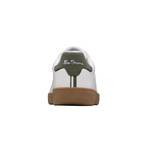 Hampton Sneakers // White + Gum + Olive (US: 8.5)