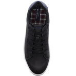 Hampton Sneakers // Black + White + Navy (US: 9.5)