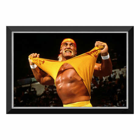 Hulk Hogan // Shirt Rip - Hulkamania // Framed Wrestling Print