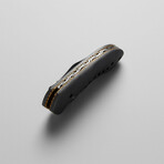 The Night Crest // Drop Point // Damascus Steel