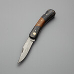 The Compact OPS // Clip Point // Black Dense Wood & Rose Wood