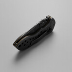 The Night Crest // Drop Point // Damascus Steel