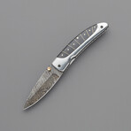 The Nexus N22 // Drop Point // Black Bull Horn Spacers & Brass