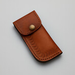 The Stealth Fold // Tanto // Green Epoxy Resin & Brass