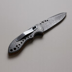 The Night Crest // Drop Point // Damascus Steel