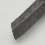 The Stealth Fold // Tanto // Green Epoxy Resin & Brass