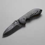 The Night Crest // Drop Point // Damascus Steel