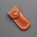 The Nexus N22 // Drop Point // Black Bull Horn Spacers & Brass