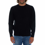 Allen Textured Sweater // Black (S)