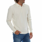 Zander Long Sleeve Polo // Cream (XL)