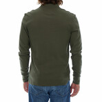 Zander Long Sleeve Polo // Olive (L)